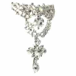 Pendentif croix avec diamants