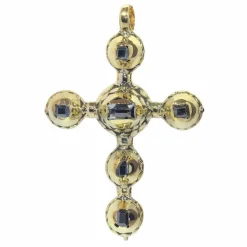 Pendentif Croix diamants