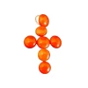Pendentif Croix en Corail Ancien, Or
