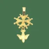 Pendentif croix en or