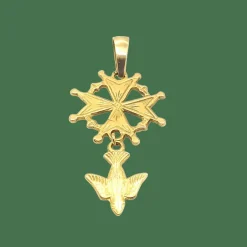 Pendentif croix en or