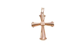 Pendentif croix en or