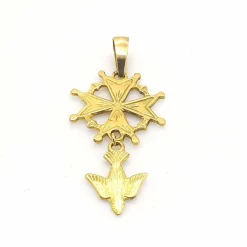 Pendentif croix en or
