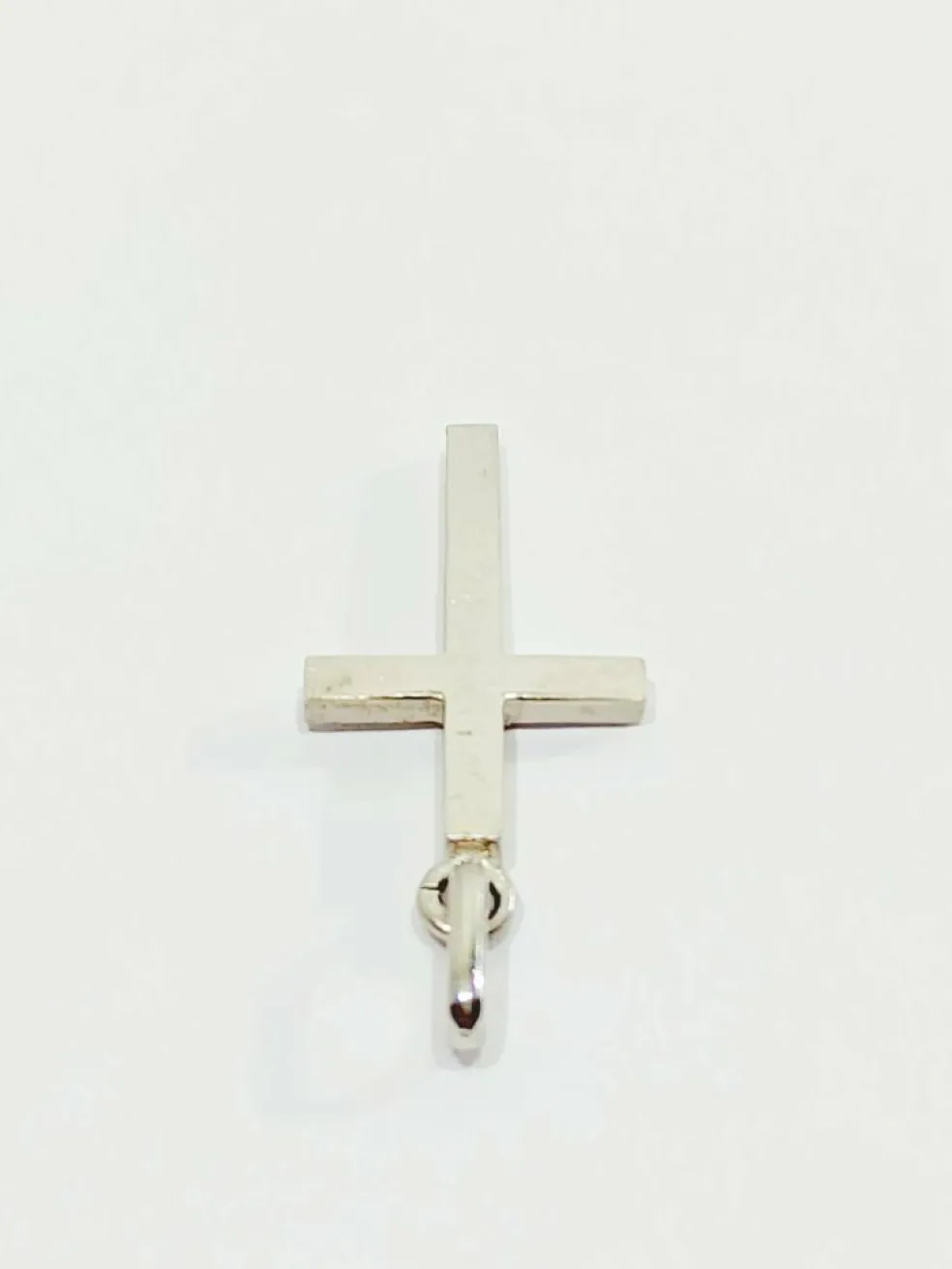 Pendentif Croix En Or Blanc