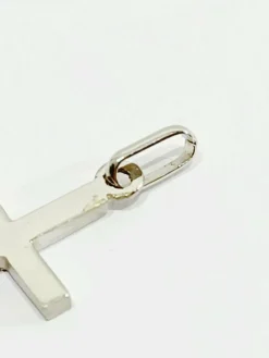 Pendentif Croix En Or Blanc