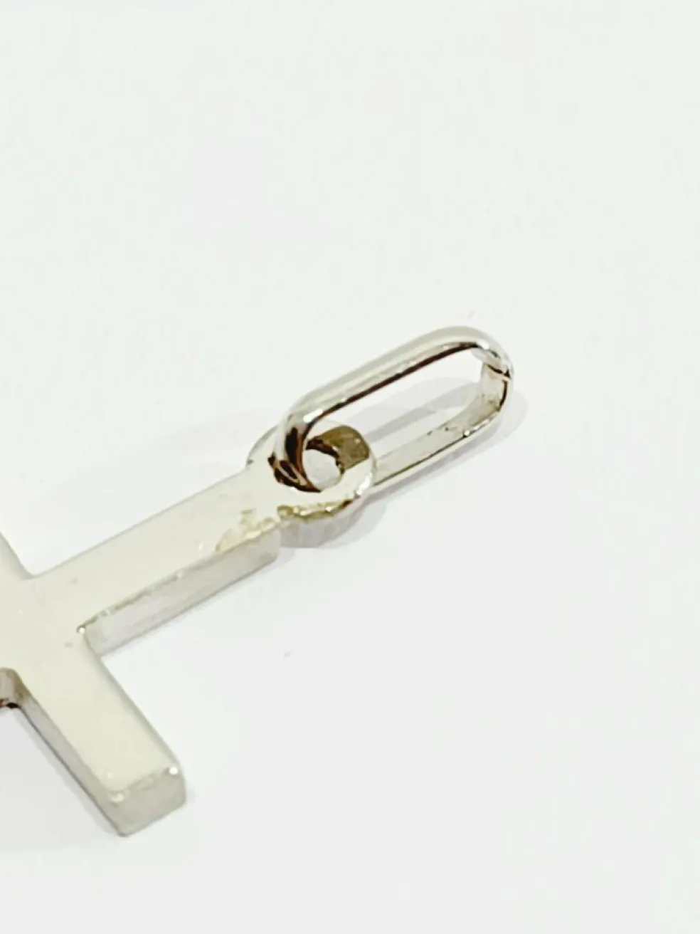 Pendentif Croix En Or Blanc
