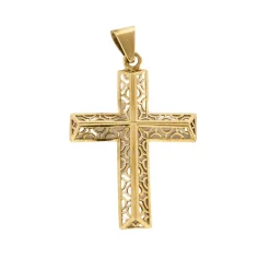 Pendentif Croix en or jaune