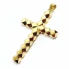 Pendentif croix en or jaune