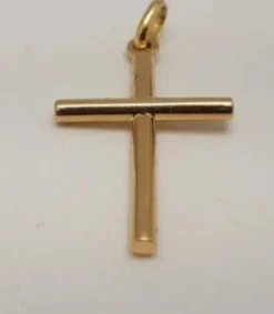 Pendentif Croix en Or Jaune