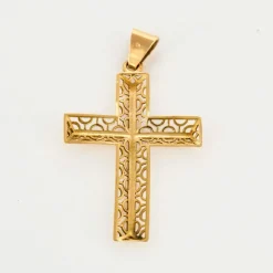 Pendentif Croix en or jaune