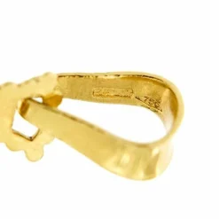 Pendentif croix en or jaune