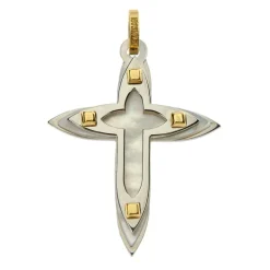 Pendentif croix Nacre