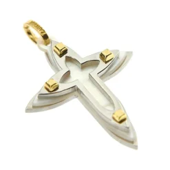 Pendentif croix Nacre