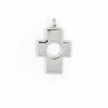 Pendentif Croix Or blanc