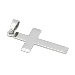 Pendentif Croix Or blanc