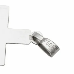 Pendentif Croix Or blanc