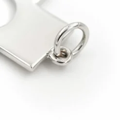 Pendentif Croix Or blanc