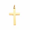 Pendentif croix or jaune