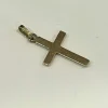Pendentif croix or jaune