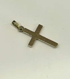 Pendentif croix or jaune
