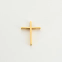Pendentif Croix or jaune