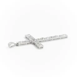Pendentif Croix Platine Diamant