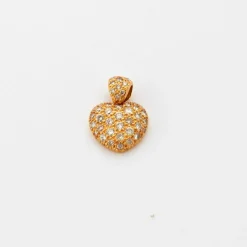 Pendentif Cœur Diamants