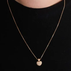 Pendentif Cœur Diamants