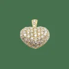 Pendentif cœur or & diamants