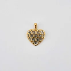 Pendentif Cœur pavage Diamants