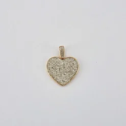 Pendentif Cœur pavage Diamants