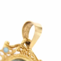 Pendentif dame noble miniature