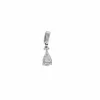 Pendentif diamant or blanc