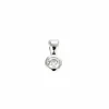 Pendentif diamant or blanc