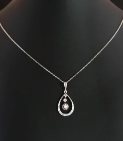Pendentif Diamant, Or Blanc