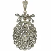 Pendentif diamant victorien