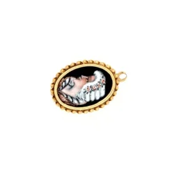 Pendentif Emaux d'art or jaune