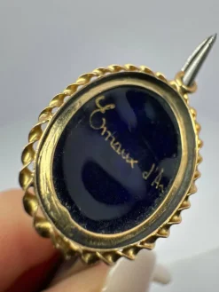 Pendentif Emaux d'art or jaune