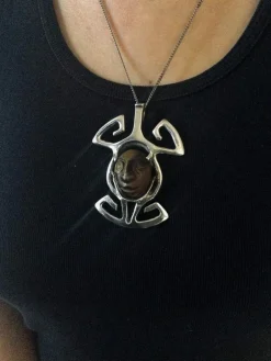 Pendentif en Argent & Pierre Œil de Tigre