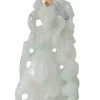 Pendentif en jade néphrite sculpté