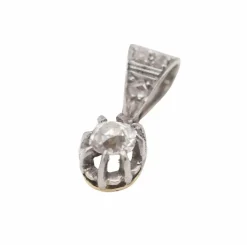 Pendentif en or blanc 750 avec diamants