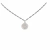 Pendentif en or blanc avec diamants 0,75 carat