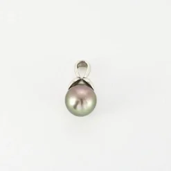 Pendentif en or blanc et perle de Tahiti