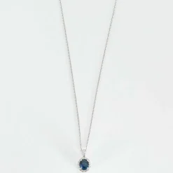 Pendentif en or gris et diamants