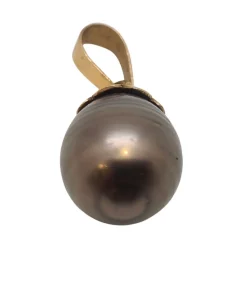 Pendentif en Or jaune & perle de culture