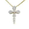Pendentif en or jaune avec diamants