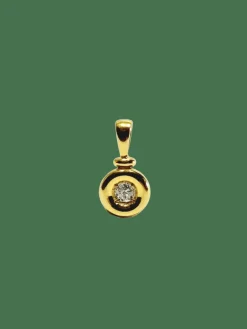 Pendentif en or jaune et diamant