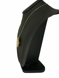 Pendentif et broche en or jaune avec pièce de dix dollars