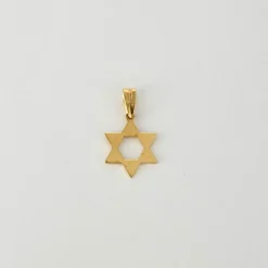 Pendentif Etoile de David en or jaune