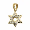 Pendentif Etoile Or jaune Diamant